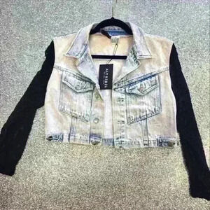 COPY - Y2K CROP ACID WASH JEAN JACKET